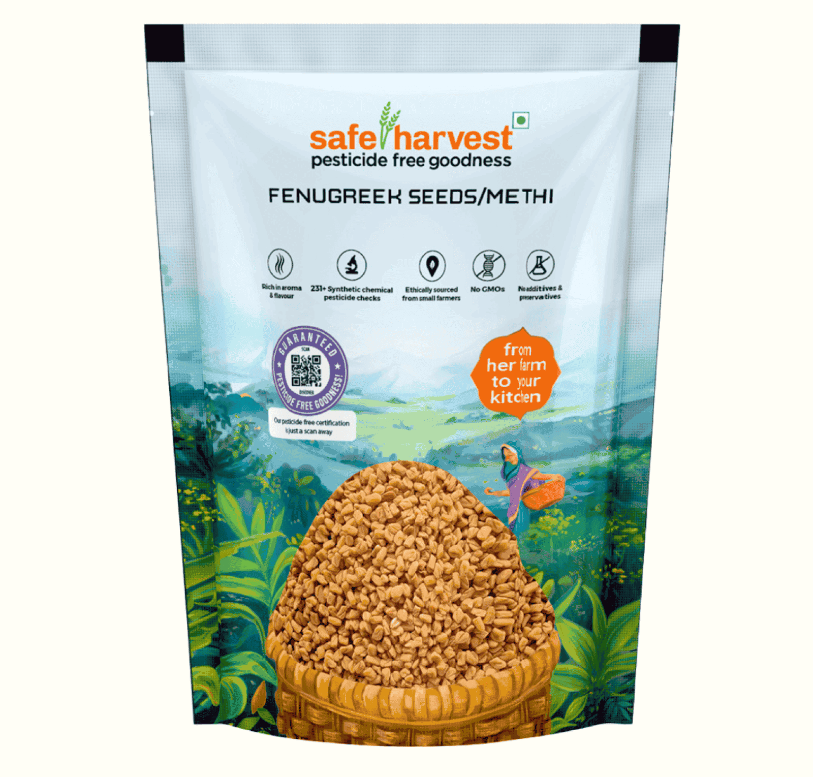Safe Harvest Pesticide Free Fenugreek