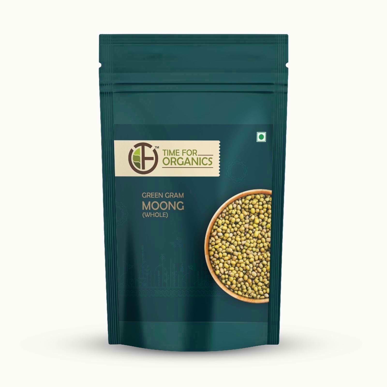 Time For Organic Whole Green Gram