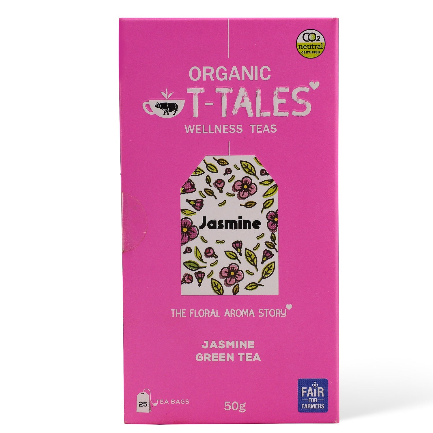 Organic T-Tales Jasmine Green Tea Bags