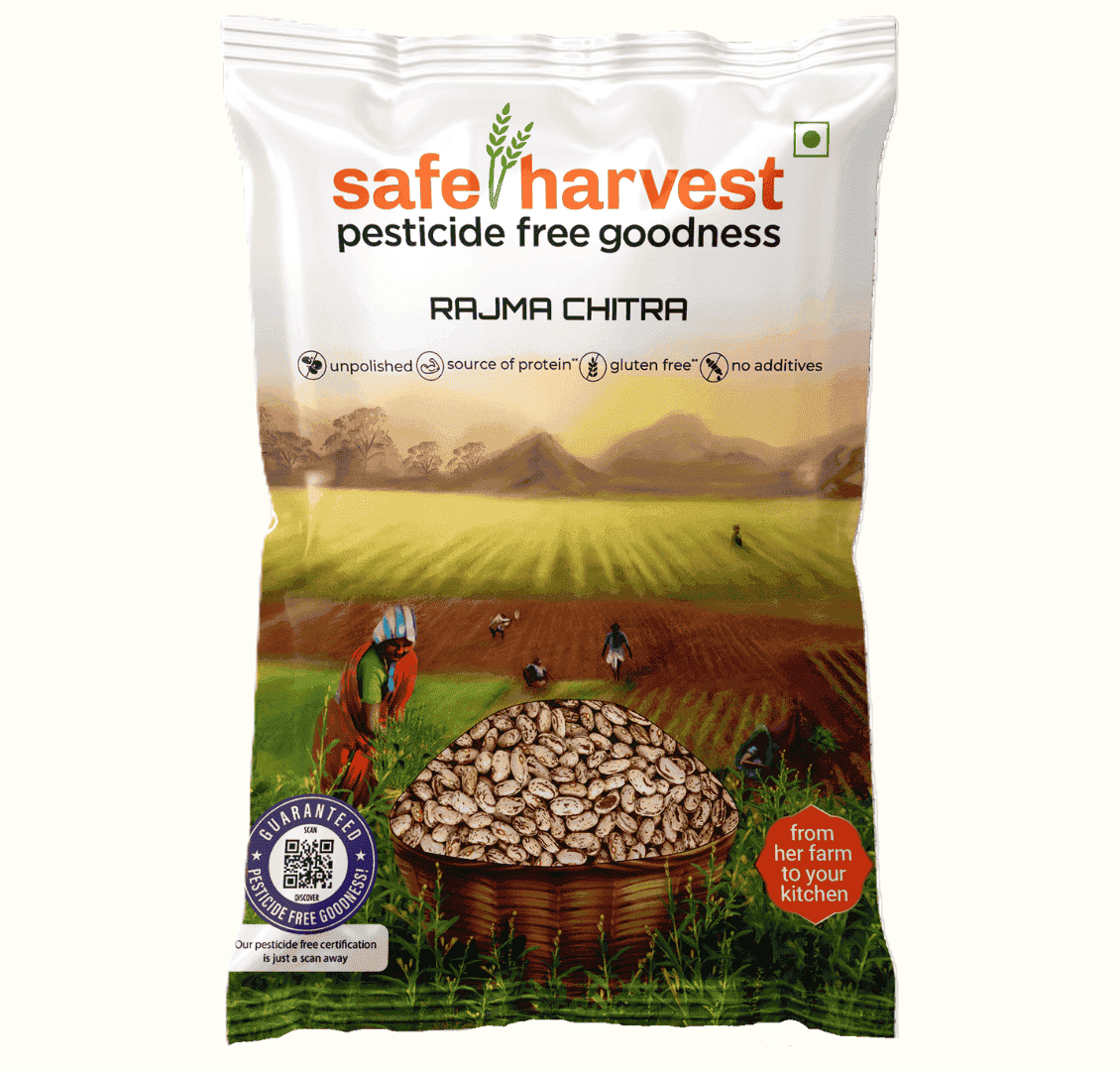 Safe Harvest Pesticide Free Rajma Chitra