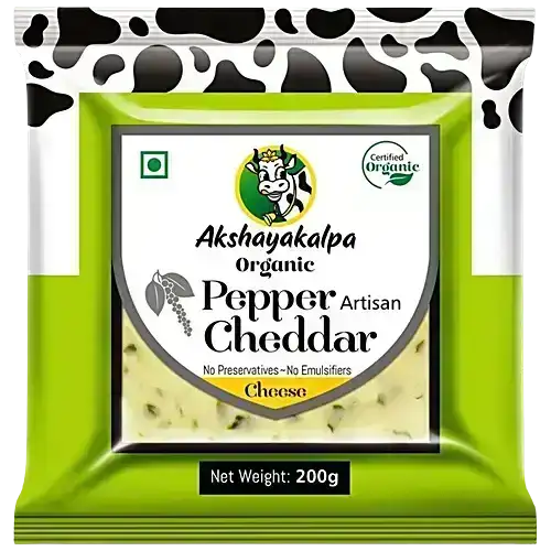 Akshayakalpa  Organic Cheddar Pepper