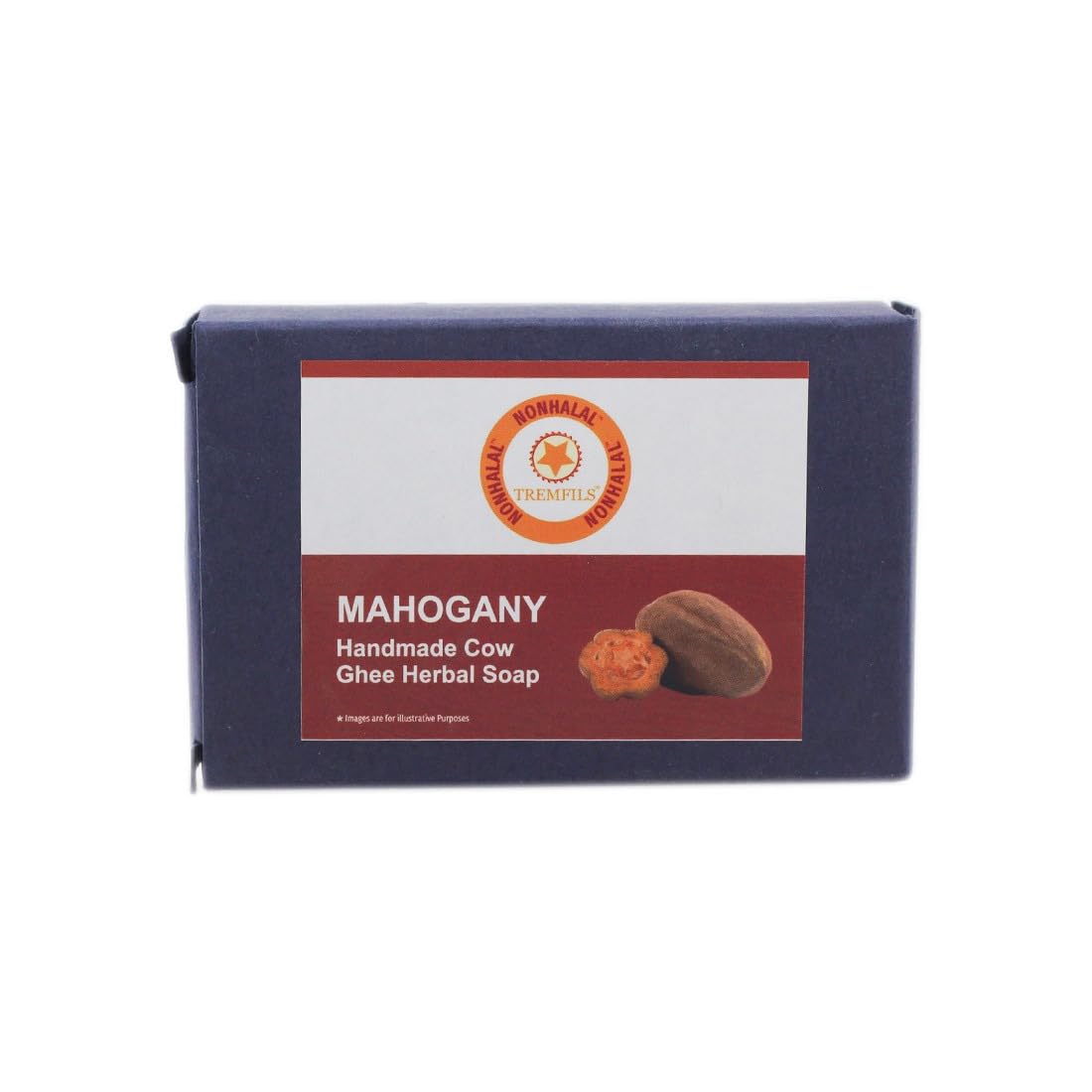 Nonhalal Mahogany Cow Ghee Handmade Soap