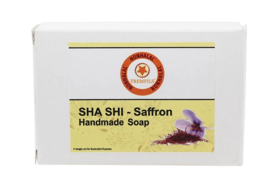 Nonhalal Sha Shi Saffron Handmade Ayurvedic Soap