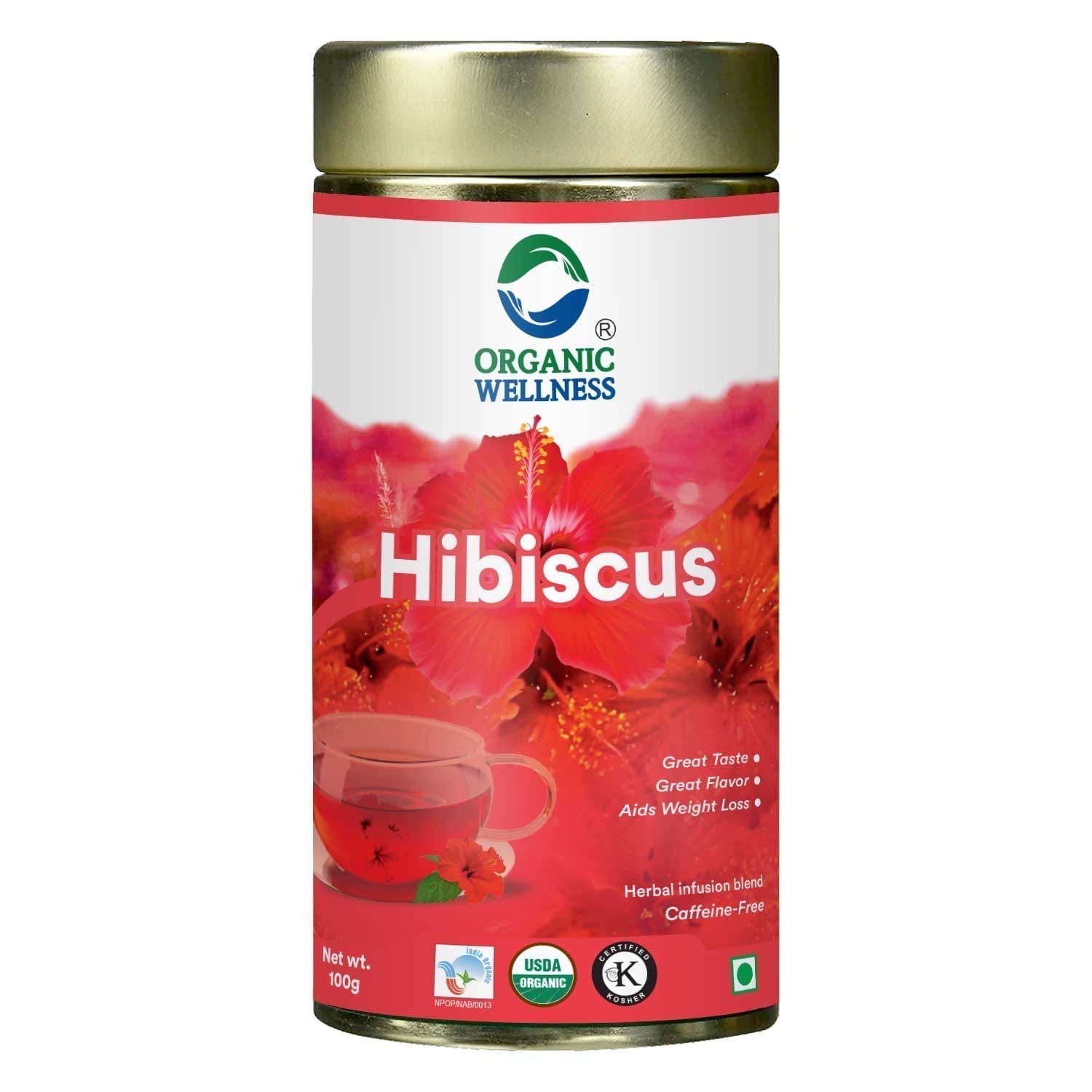 Organic Wellness Blossom Hibiscus  Tin Pack