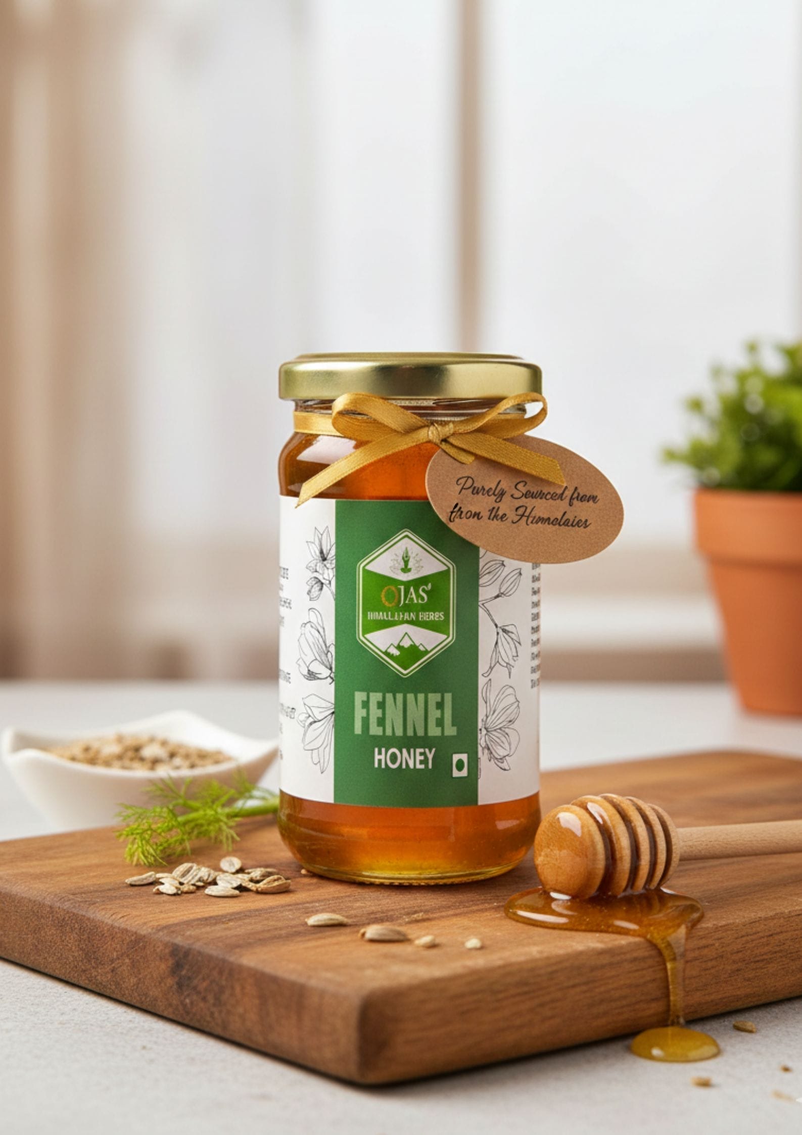Ojas Himalayan Herbs Fennel Honey