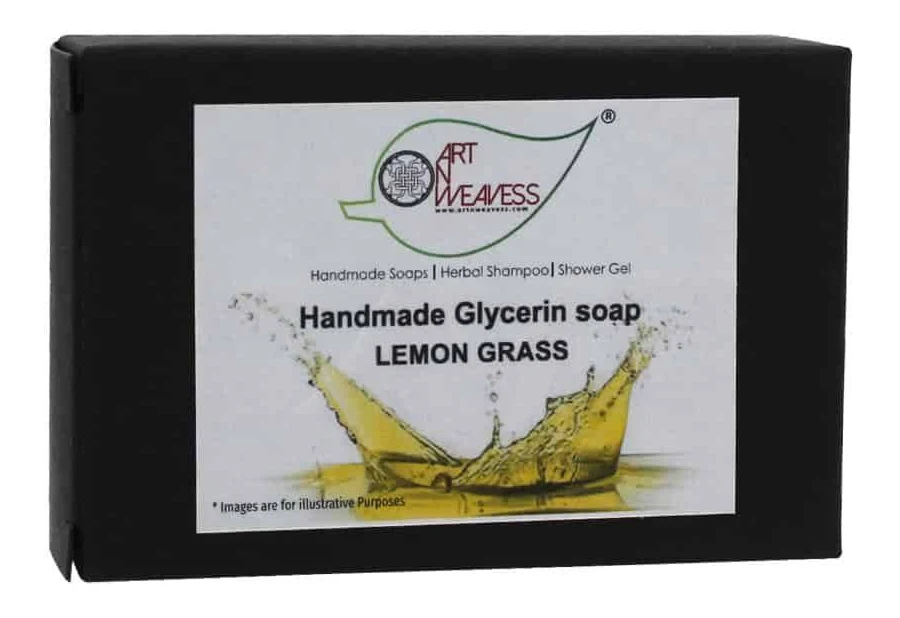 Nonhalal LEMON GRASS Handmade Glycerin Soap