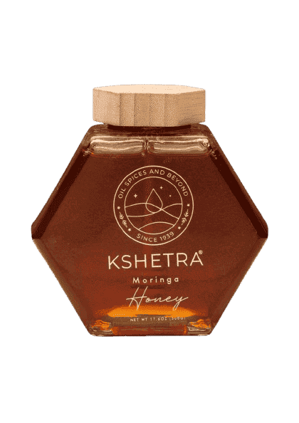 Moringa Honey Glass Bottle