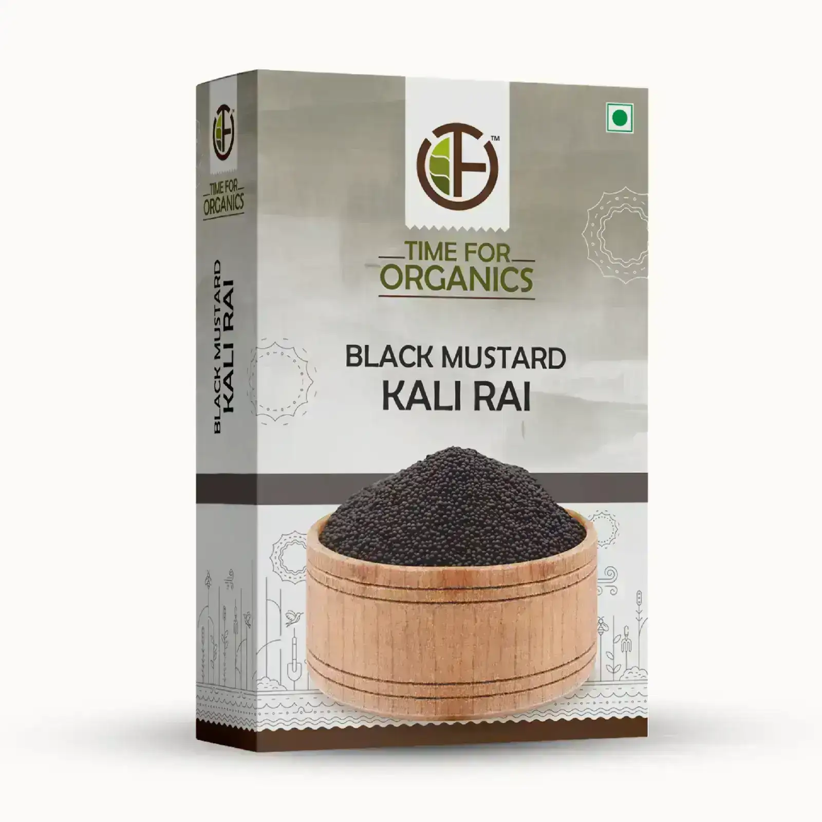 Time For Organic Black Mustard Seeds