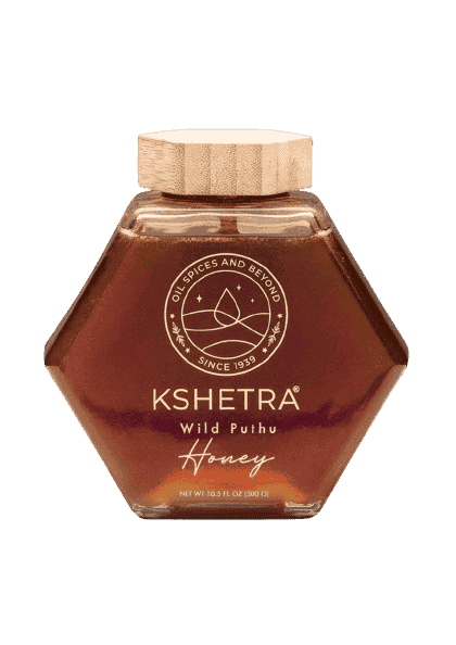 Wild Kombu Honey Glass Bottle