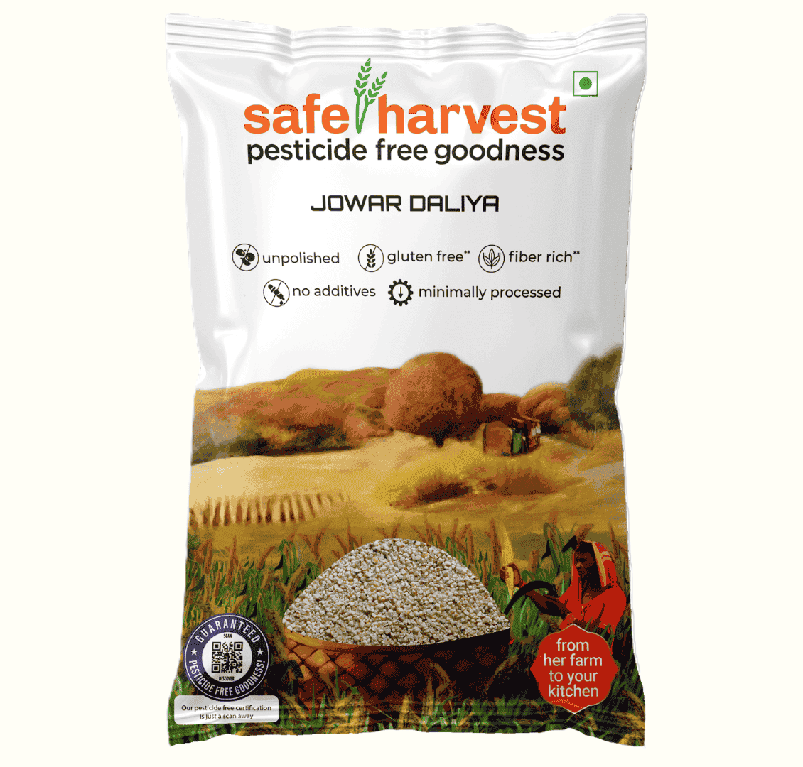 Safe Harvest Pesticide Free Jowar Daliya