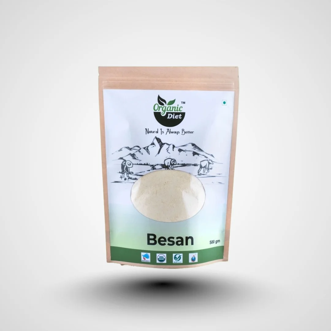 Organic Diet Fresh & Pure Organic Besan (Gram Flour)