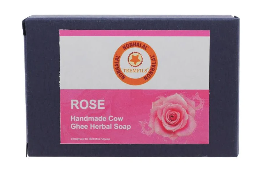 Nonhalal Rose Cow Ghee Handmade Soap 
