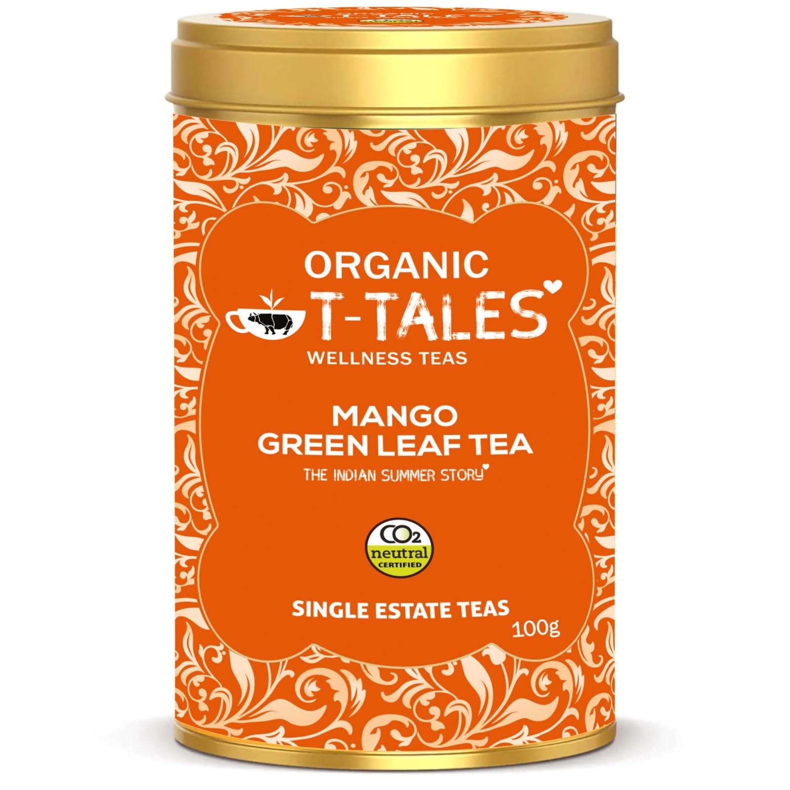 Organic T-Tales Mango Green Leaf Tea