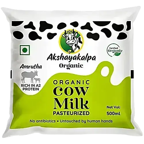 Akshayakalpa Amrutha  A2 Pasteurized Organic cow Milk