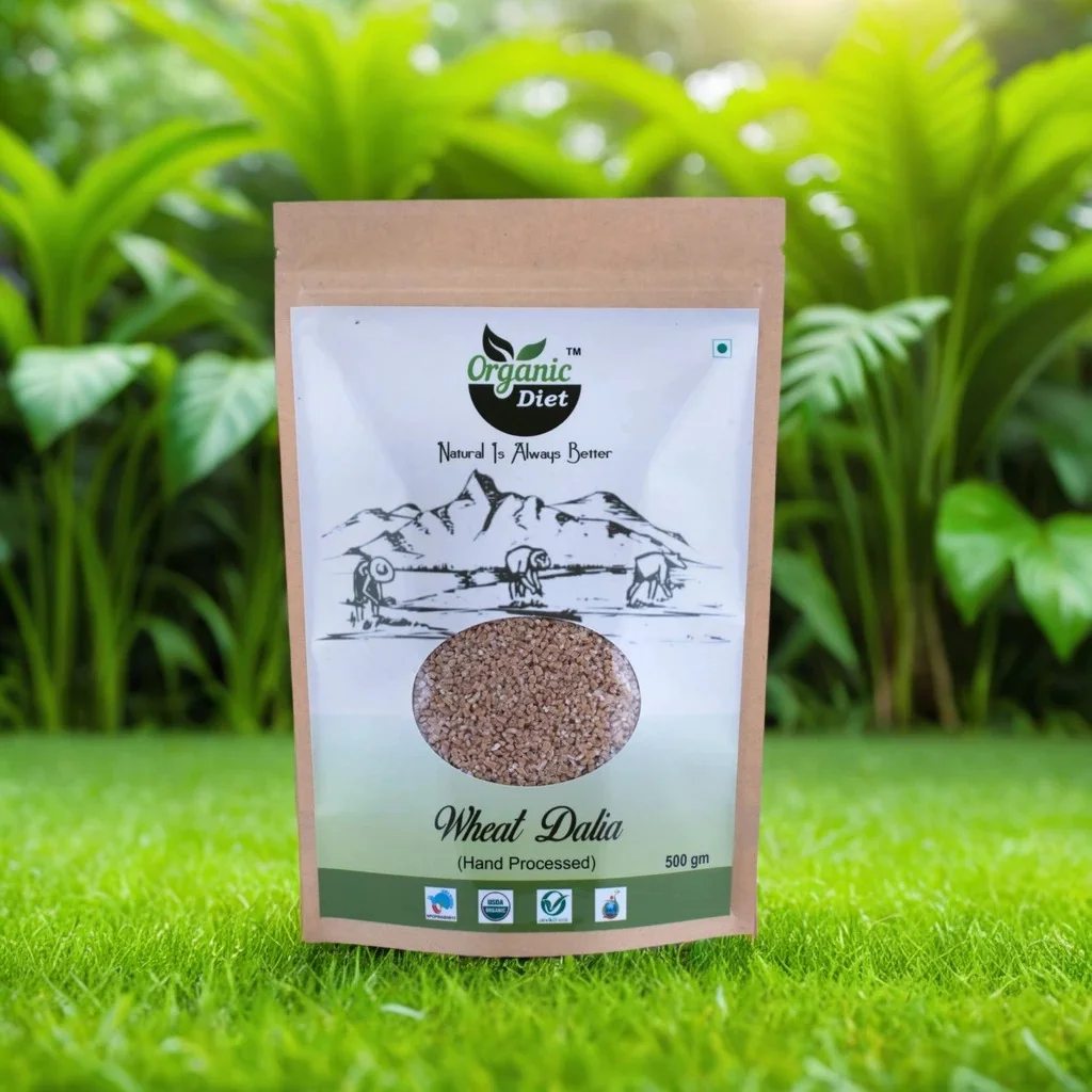 Organic Diet Fresh & Pure Organic Wheat Dalia.