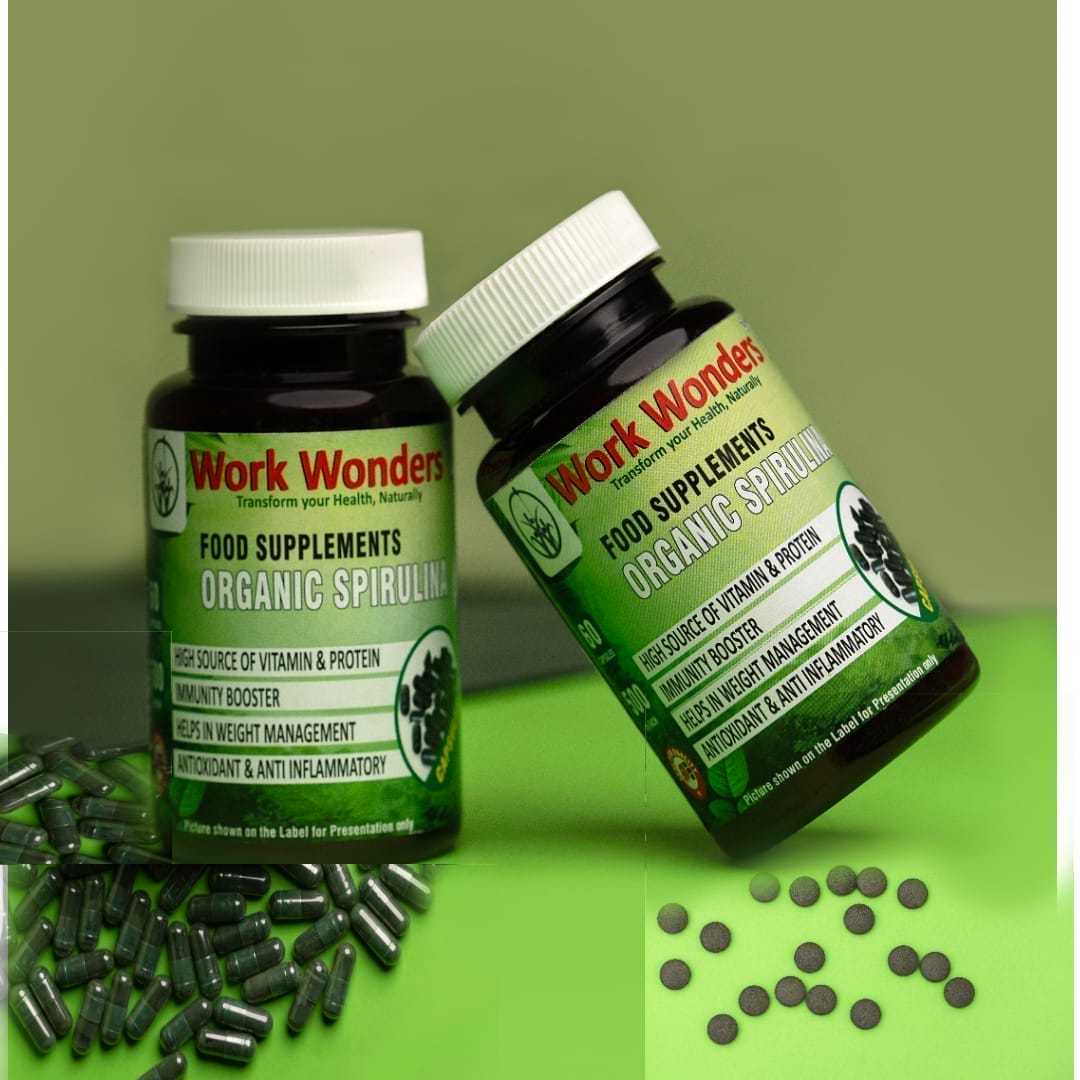 Todi Exports Organic Spirulina Tablets Bottle