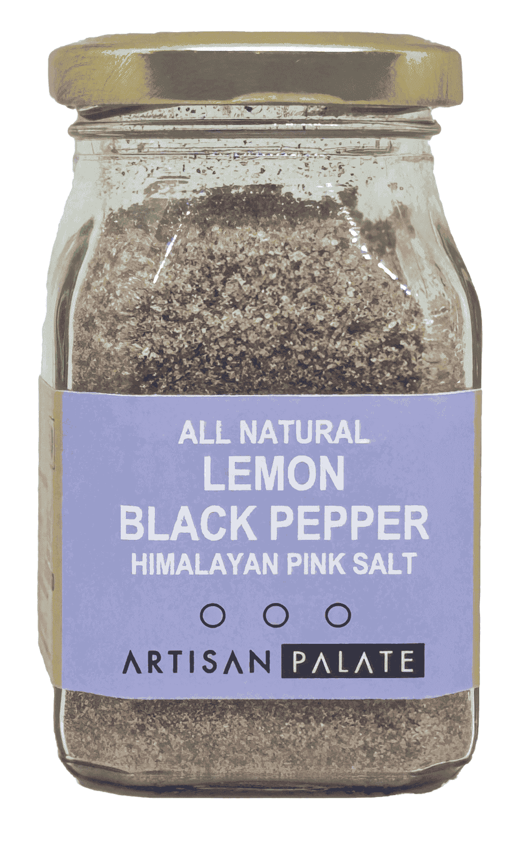 ALL NATURAL LEMON BLACK PEPPER HIMALAYAN PINK SALT