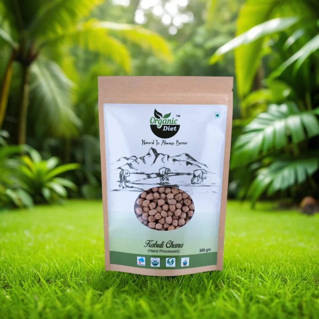 Organic Diet Fresh & Pure Organic Dried Kabuli Chana.