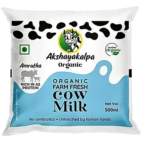 Akshayakalpa Amrutha  A2 Farm Fresh Organic Milk