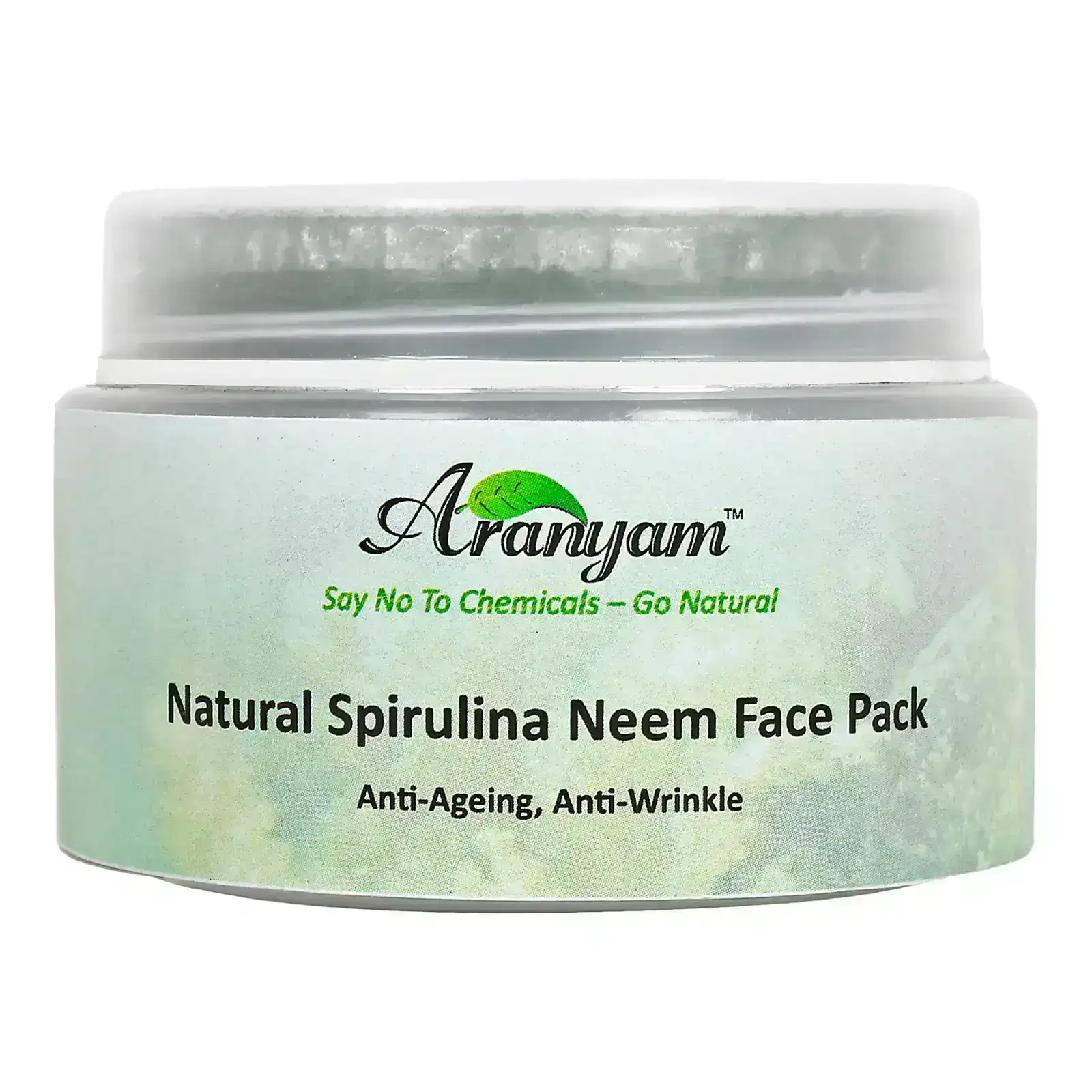 Natural anti wrinkle Spirulina neem facewash