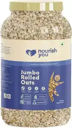 Nourish You Jumbo Rolled Oats Jar