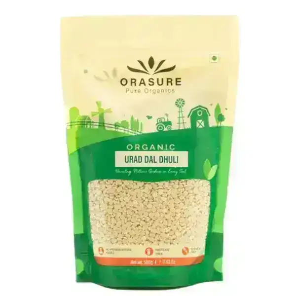 Orasure Organic Urad Dal Dhuli