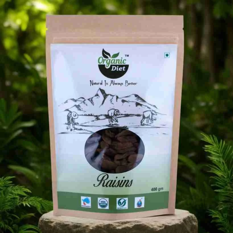Organic Diet - Natural is Always Better Fresh & Pure Organic Raisins Raw.