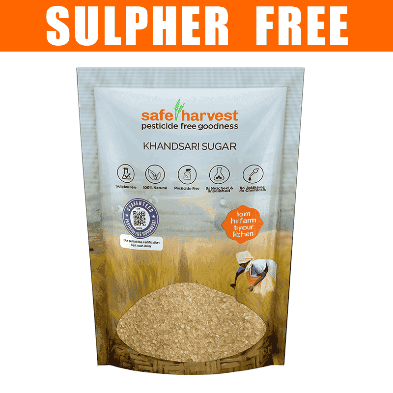 Safe Harvest Pesticide Free Khandsari Sugar