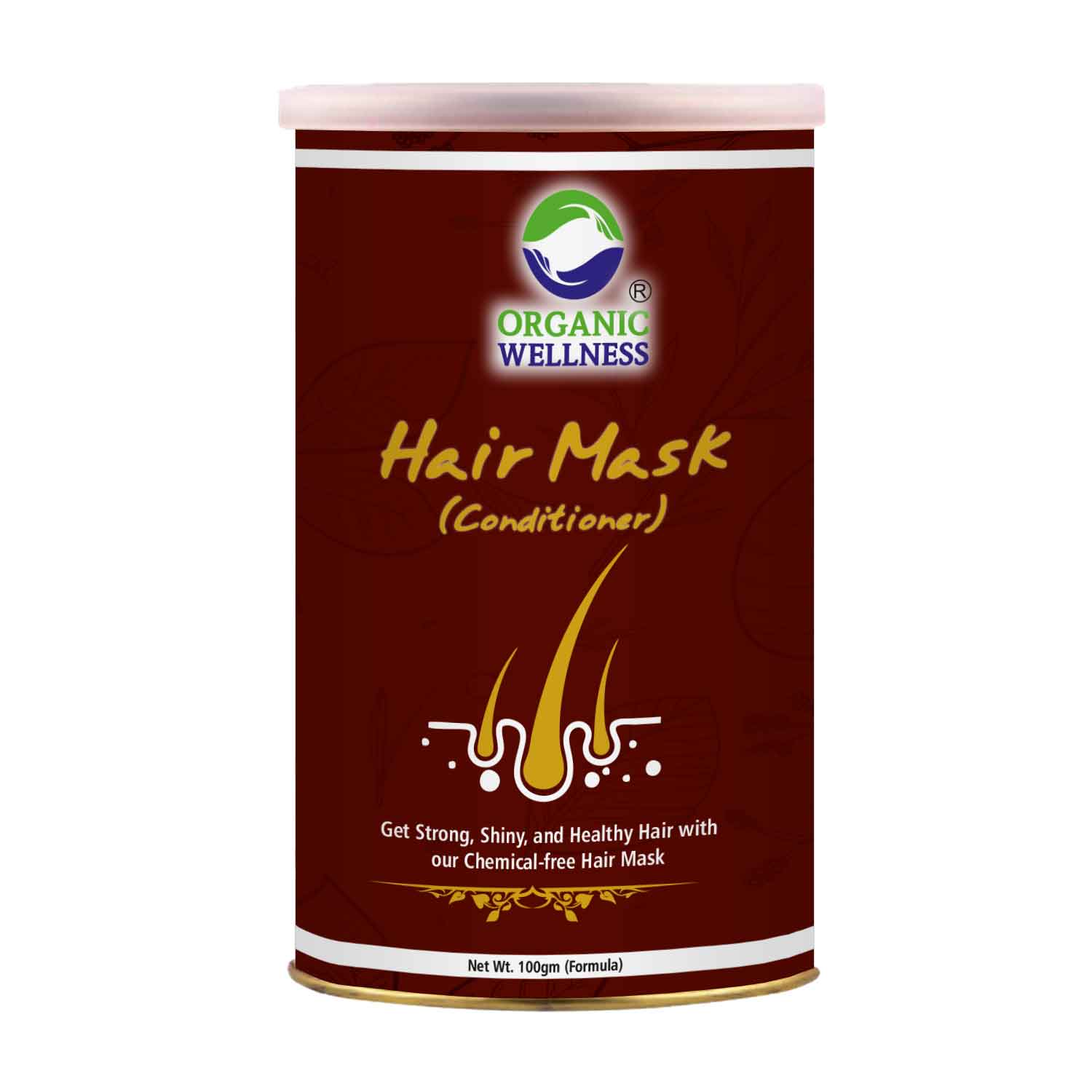 Organic Wellness Hair Mask Conditioner Tin