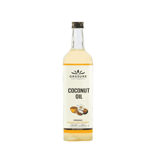 Orasure Organic Cold-Pressed Coconut Oil for Cooking & Skincare