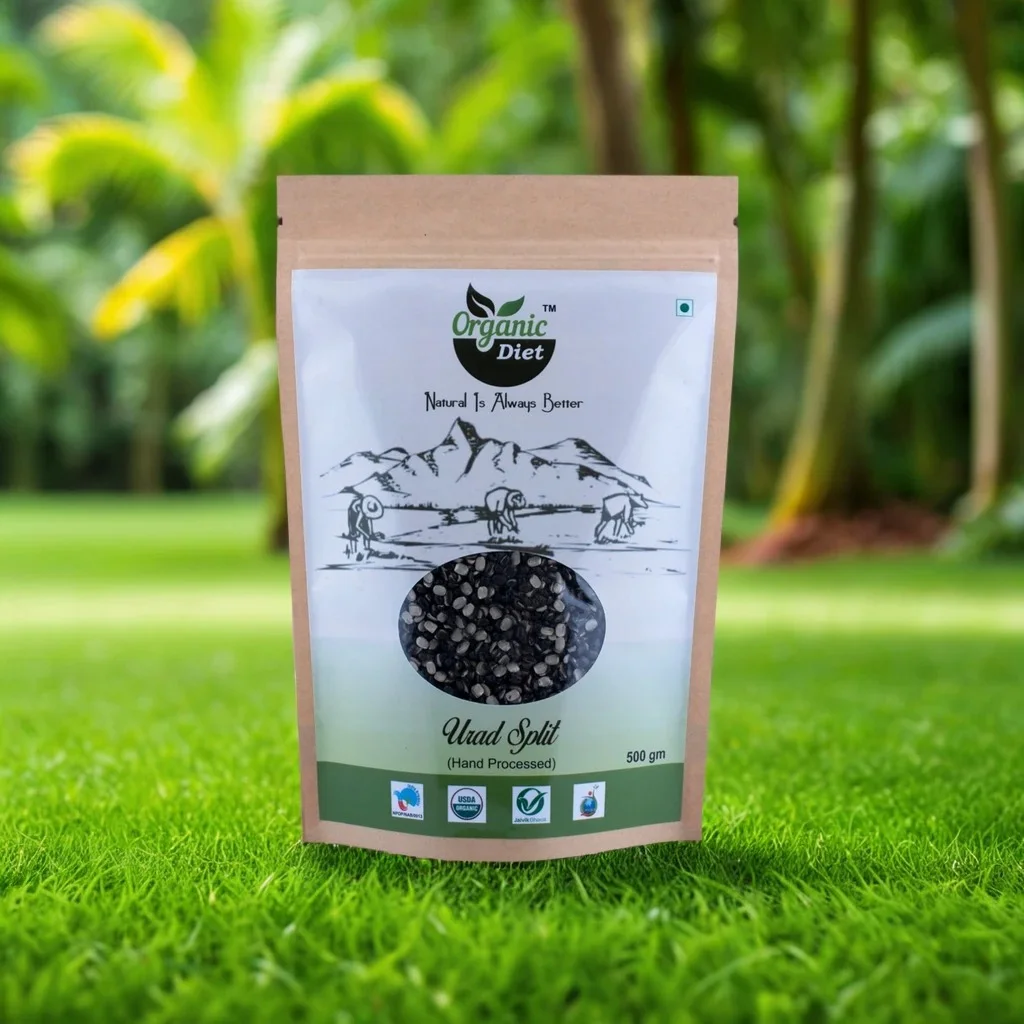 Organic Diet Fresh & Pure Organic Urad Black Split.