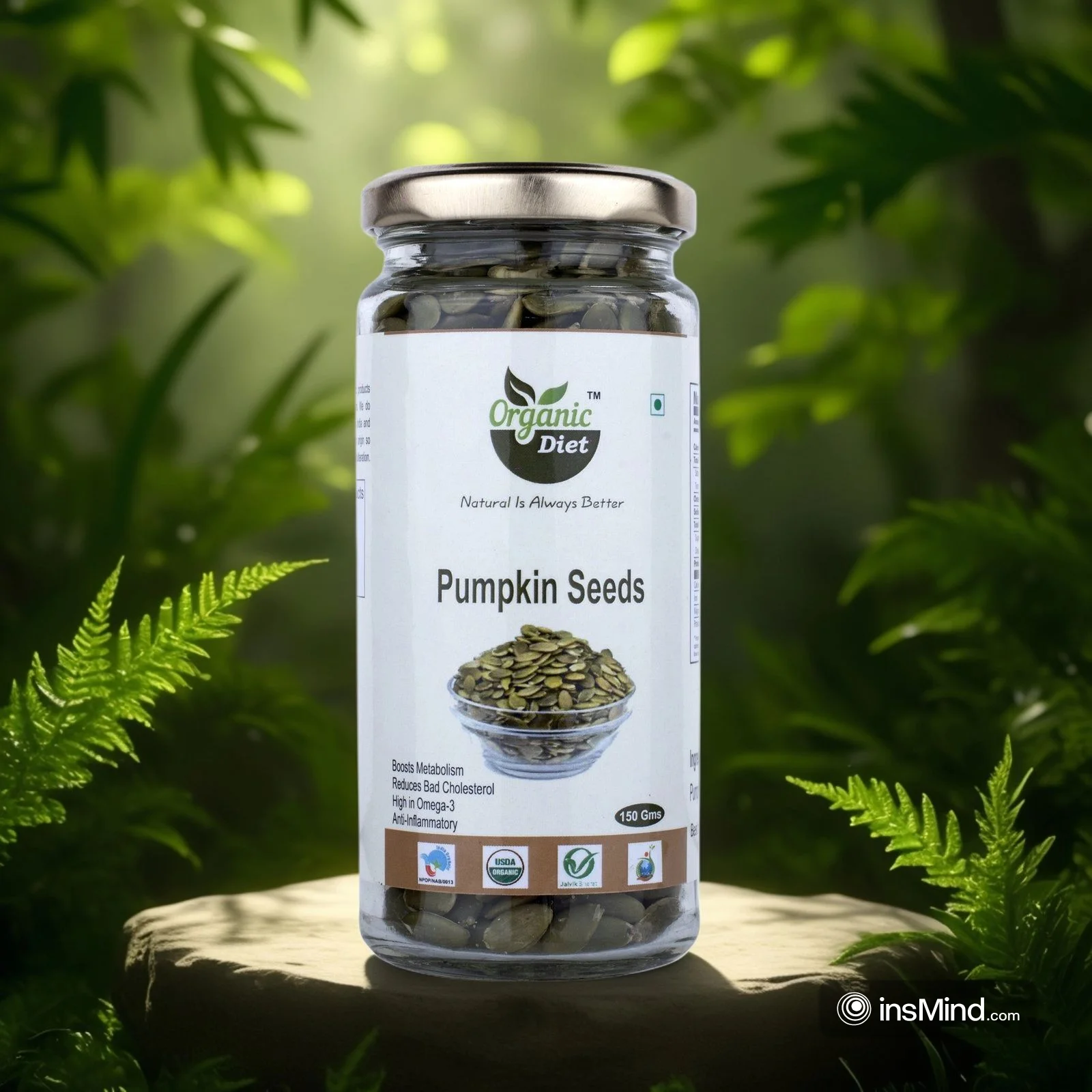 Organic Diet Fresh & Pure Organic Pumpkin Seed Raw.