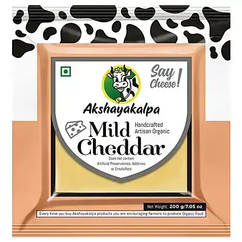 Akshayakalpa  Organic Cheddar Plain Young/Mild