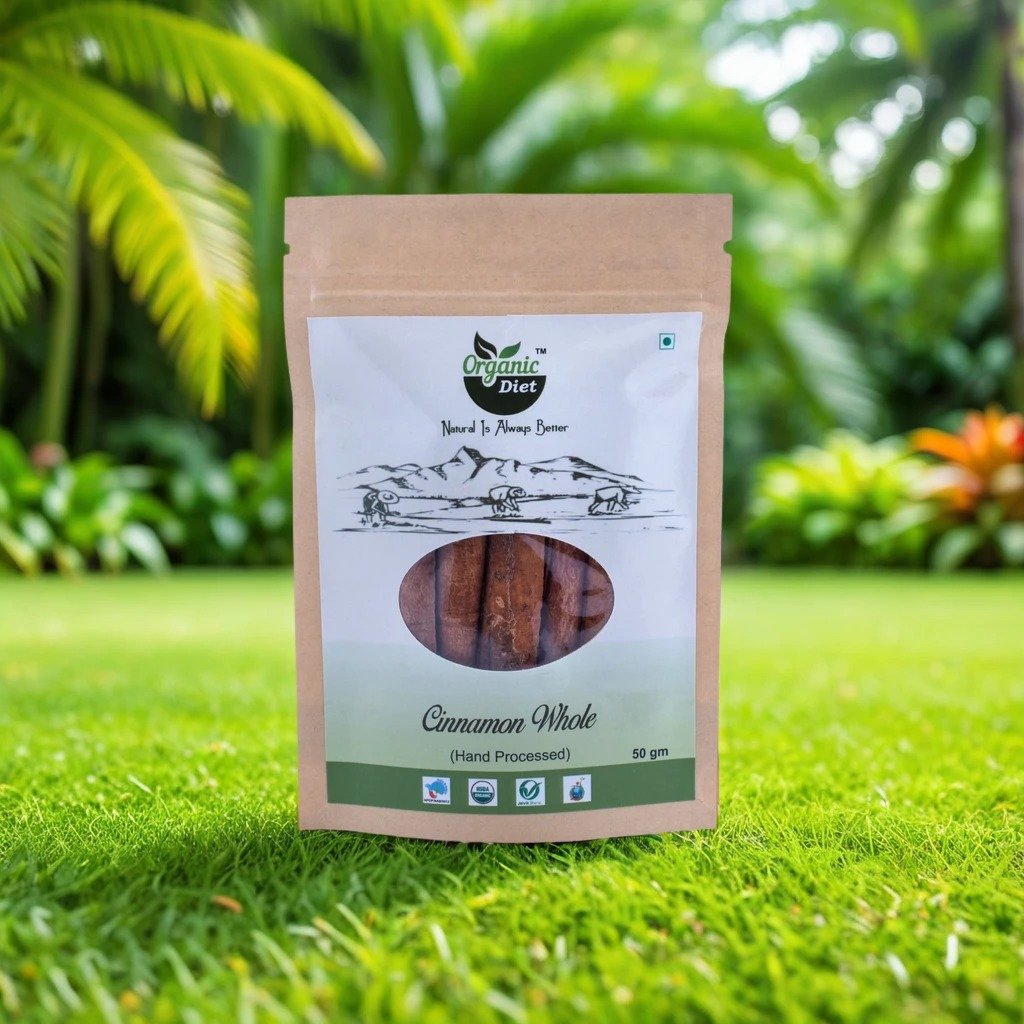 Organic Diet Fresh & Pure Organic Cinnamon Stick Whole Raw.