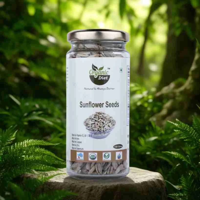 Organic Diet Fresh & Pure Organic Sunflower Seeds Raw.