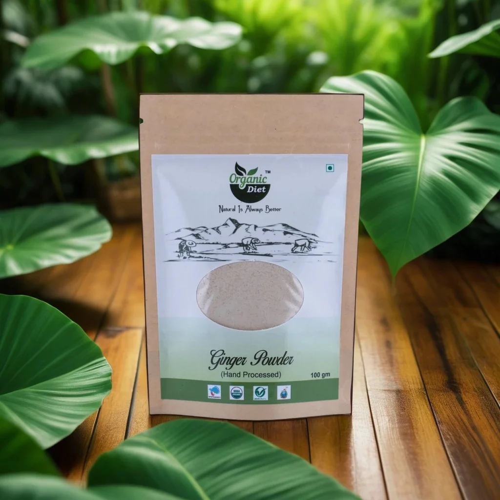 Organic Diet - Natural is Always Better Fresh&Pure Organic Ginger Powder.