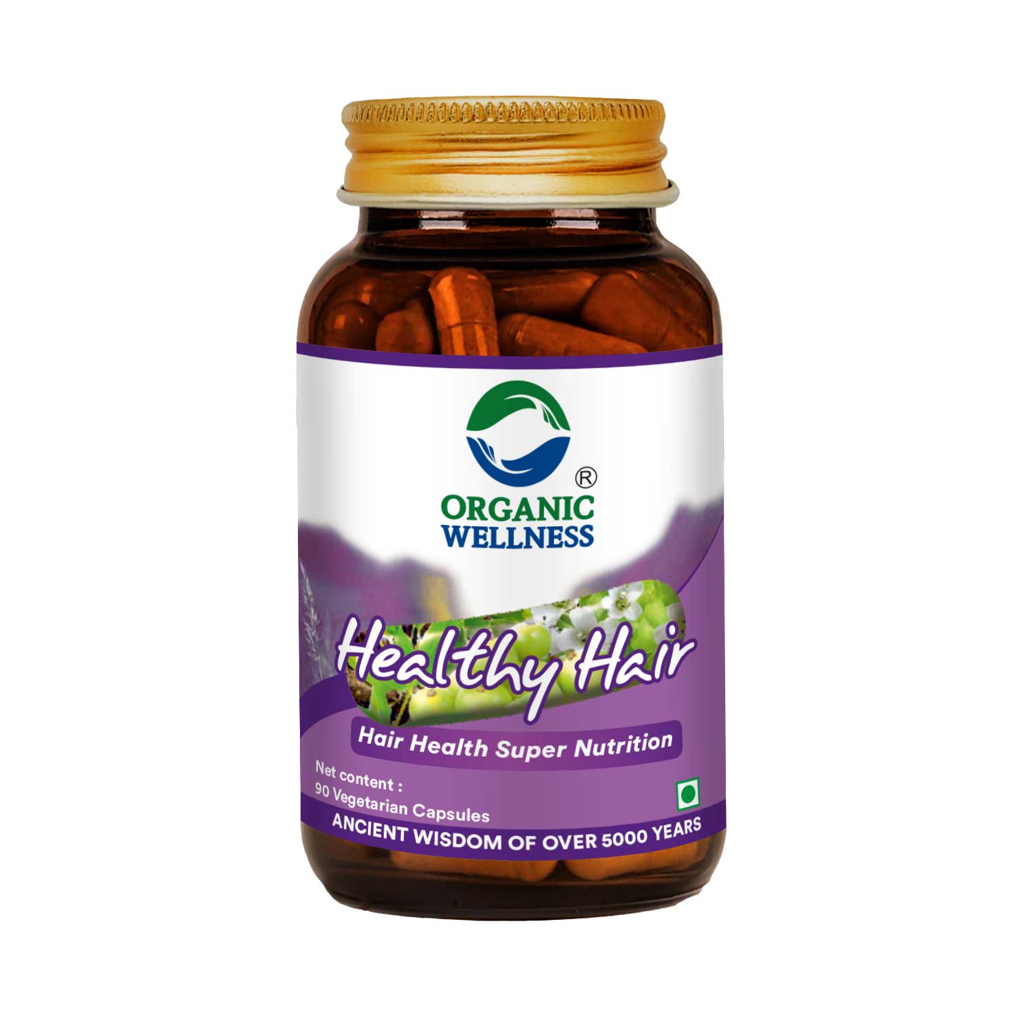 Organic Wellness Healthy Hair  Vegetarian
