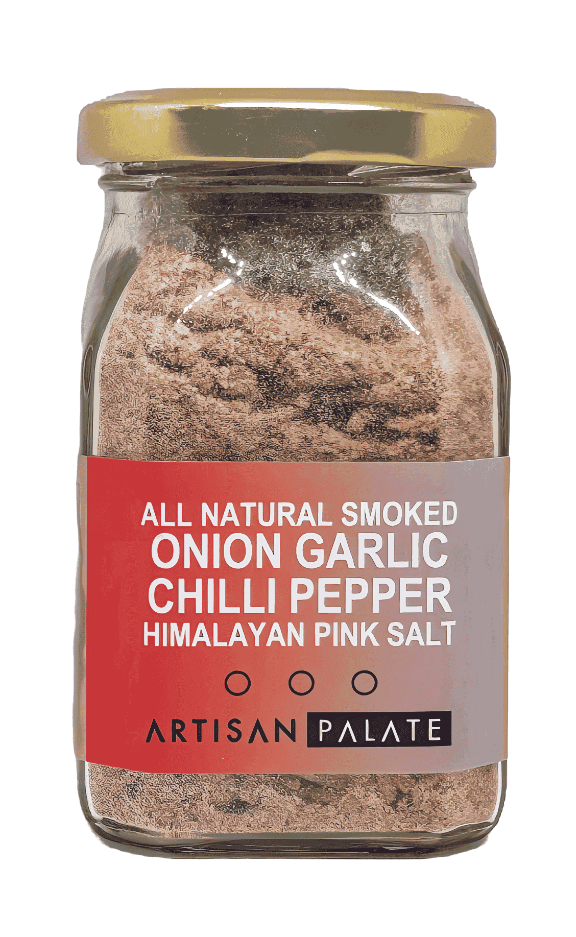 ALL NATURAL SMOKED ONION GARLIC CHILLI PEPPER HIMALAYAN PINK SALT