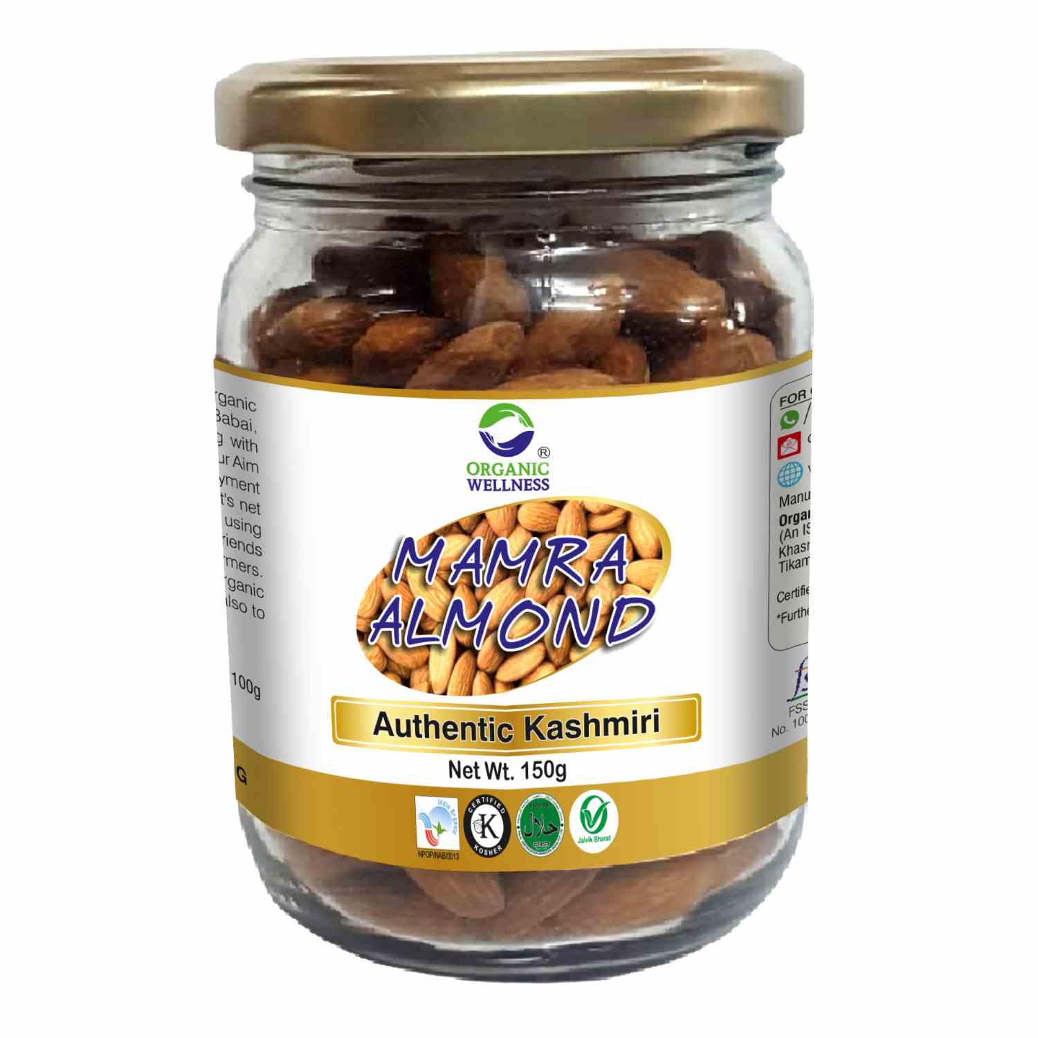 Organic Wellness Mamra Almond  Bottle