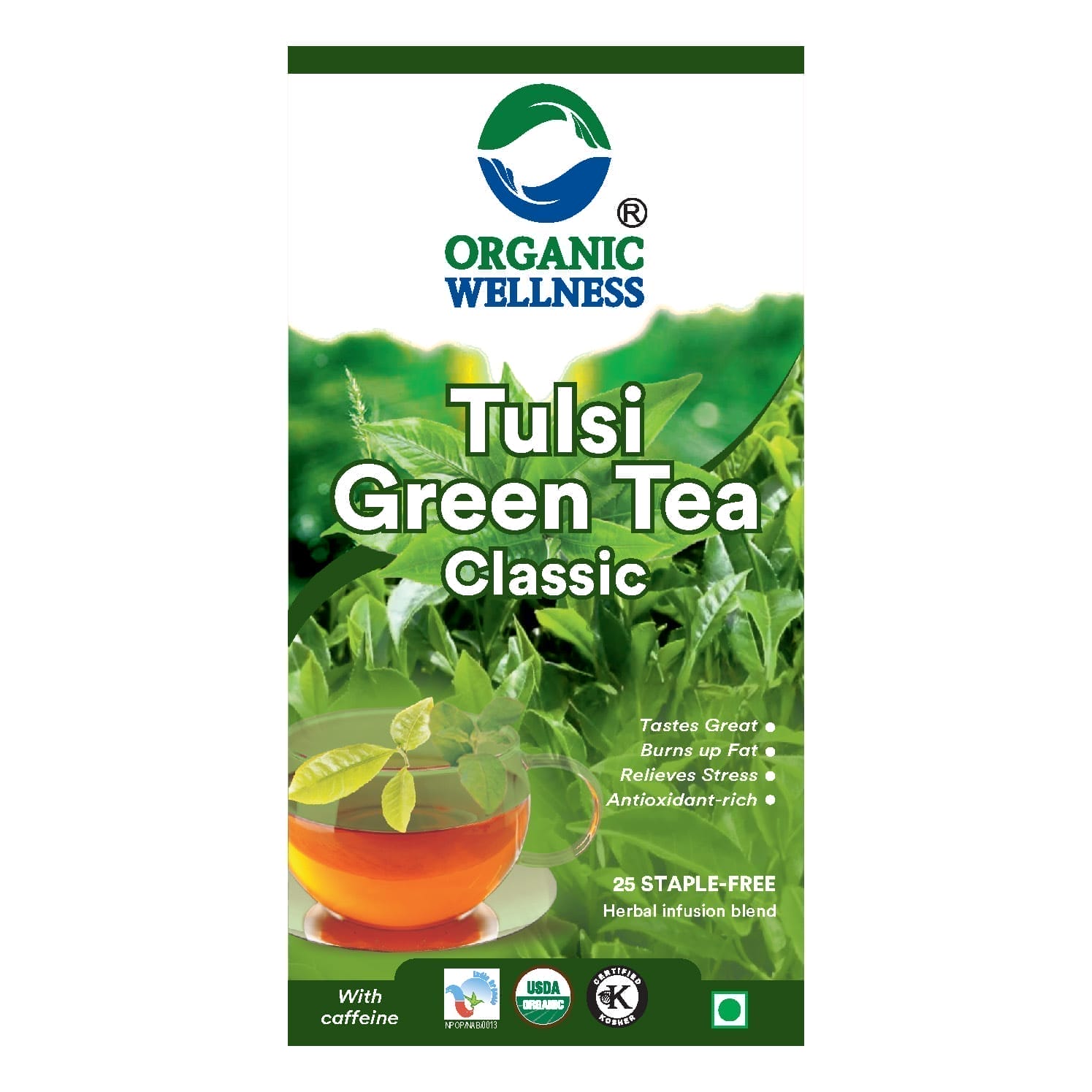 Organic Wellness Tulsi Green Tea Classic