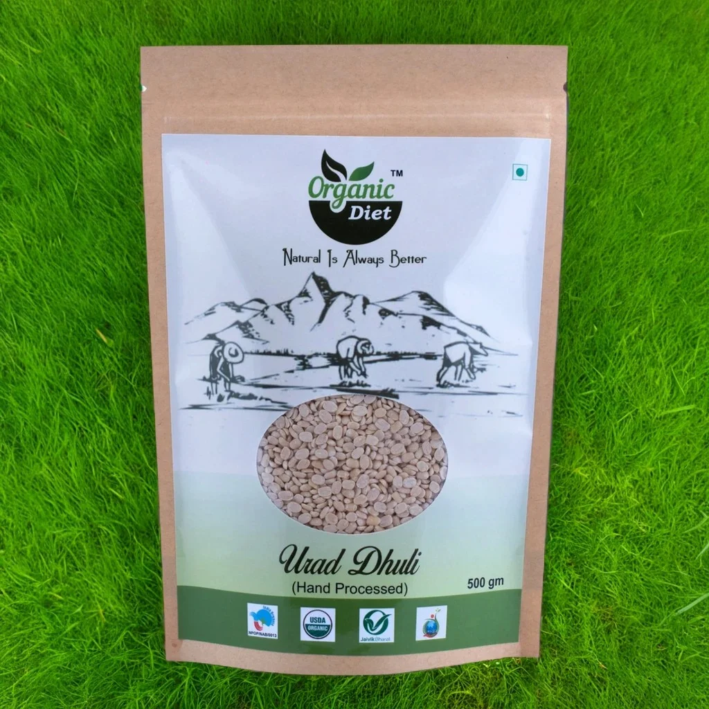 Organic Diet Fresh & Pure Organic Urad Dhuli Split.